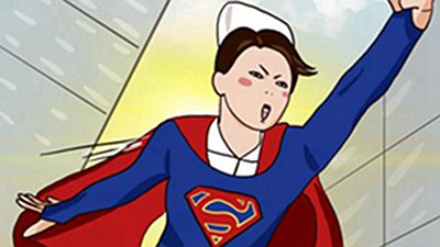 穿上护士服就有了超能力